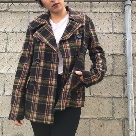 michael kors plaid coat
